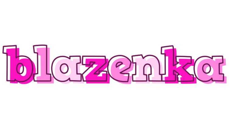 Blazenka hello logo