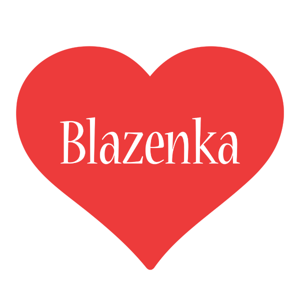 Blazenka love logo