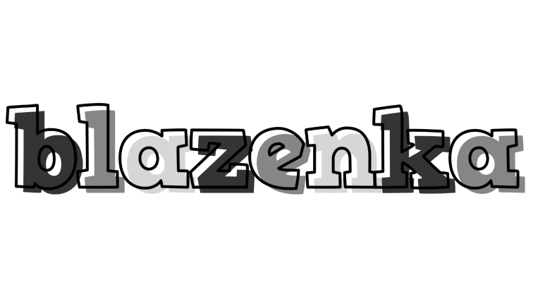 Blazenka night logo