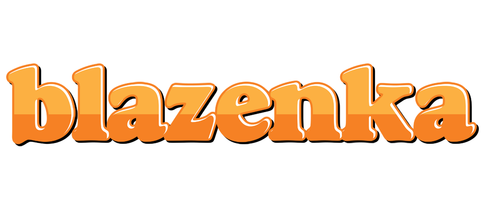 Blazenka orange logo
