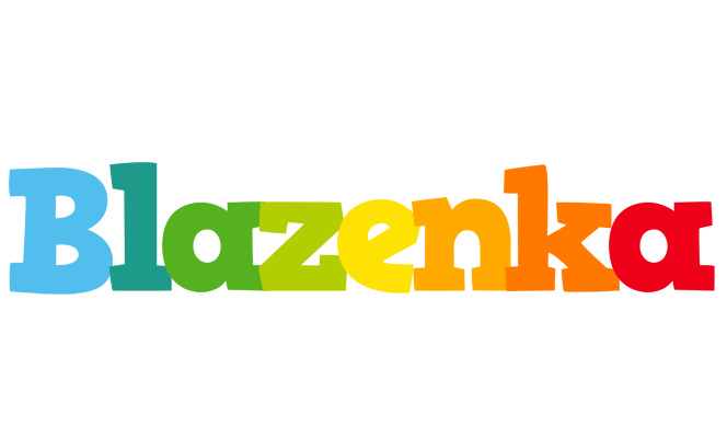 Blazenka rainbows logo