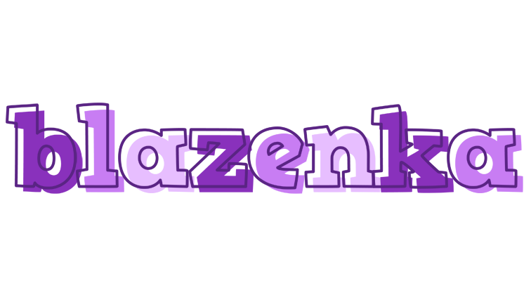 Blazenka sensual logo