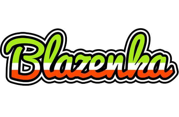 Blazenka superfun logo
