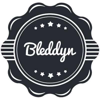 Bleddyn badge logo