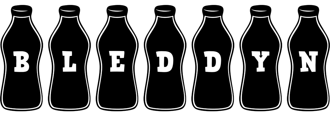 Bleddyn bottle logo