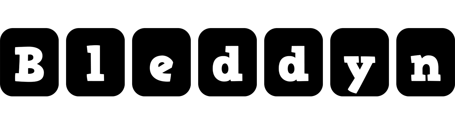 Bleddyn box logo