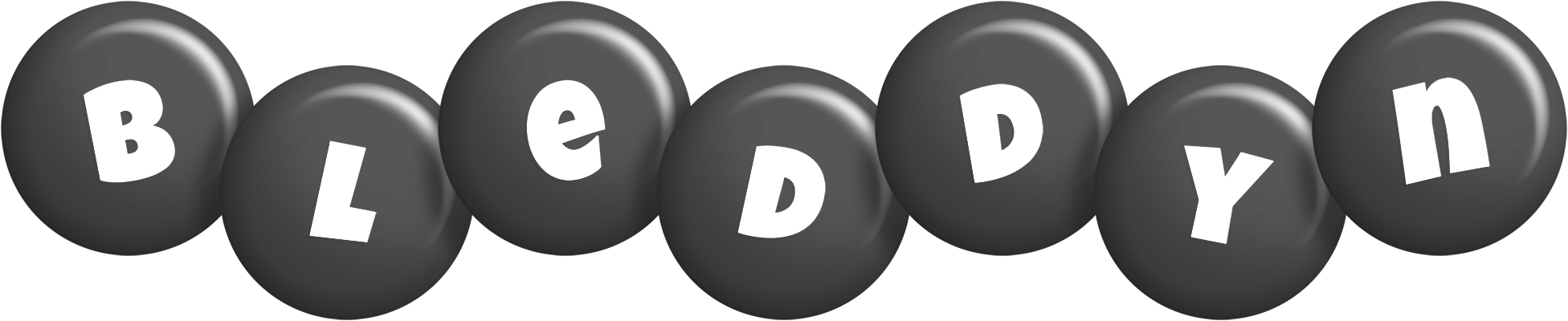 Bleddyn candy-black logo