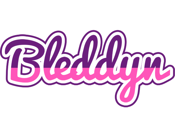 Bleddyn cheerful logo
