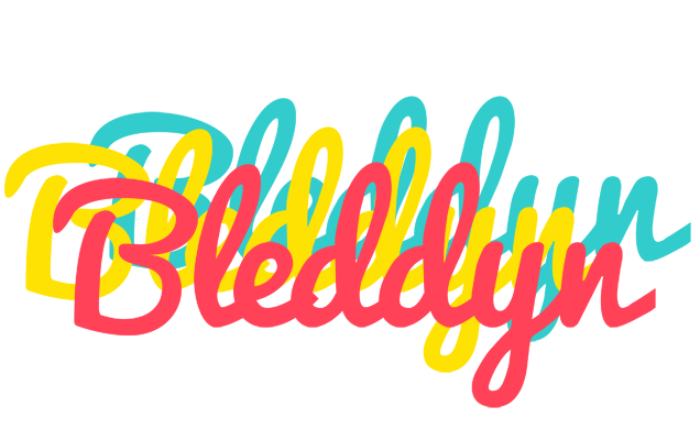 Bleddyn disco logo