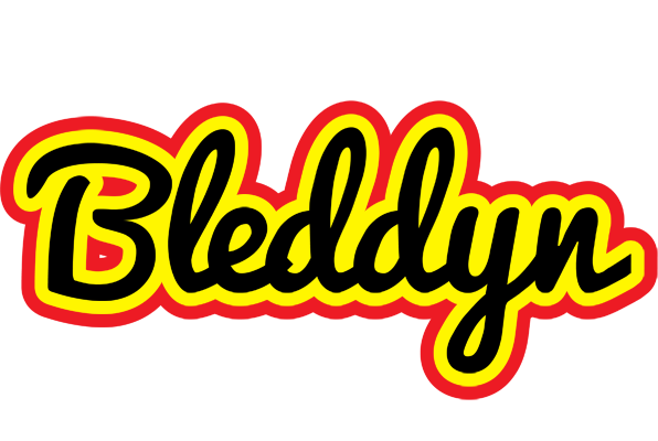 Bleddyn flaming logo