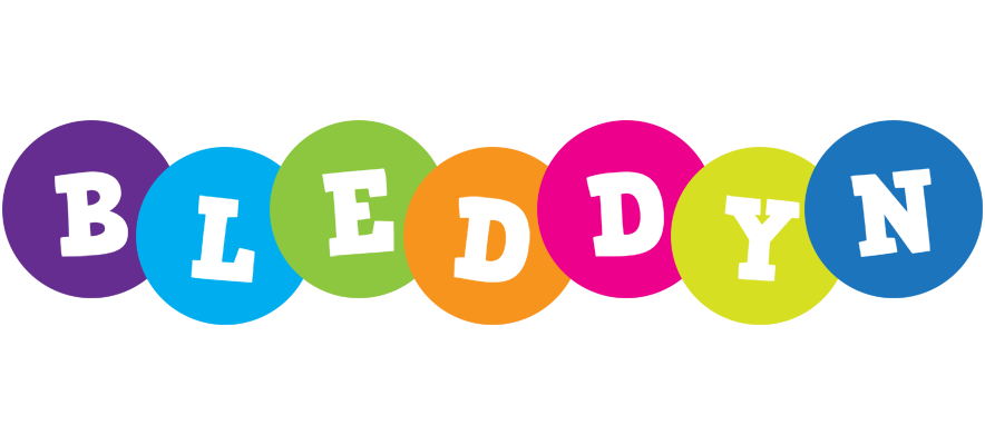 Bleddyn happy logo