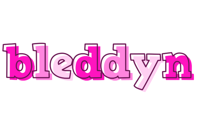 Bleddyn hello logo