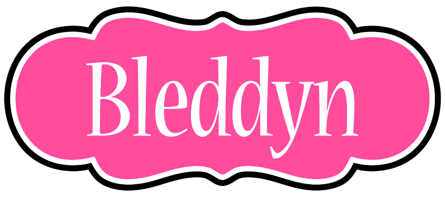 Bleddyn invitation logo