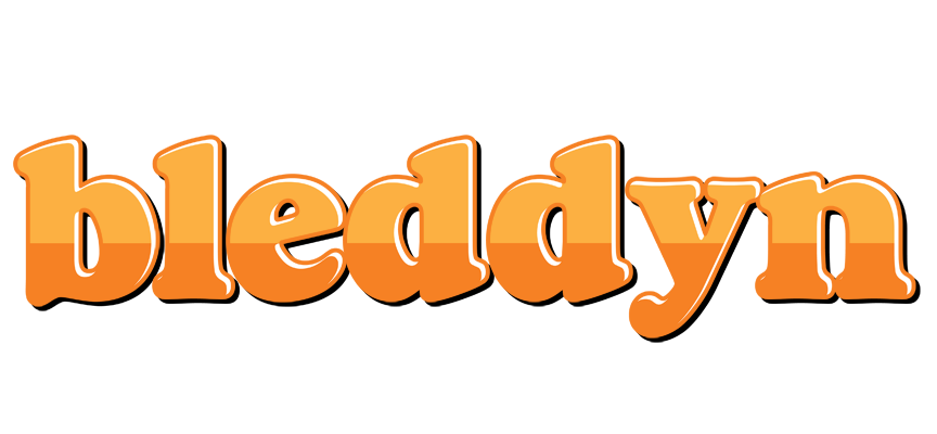 Bleddyn orange logo
