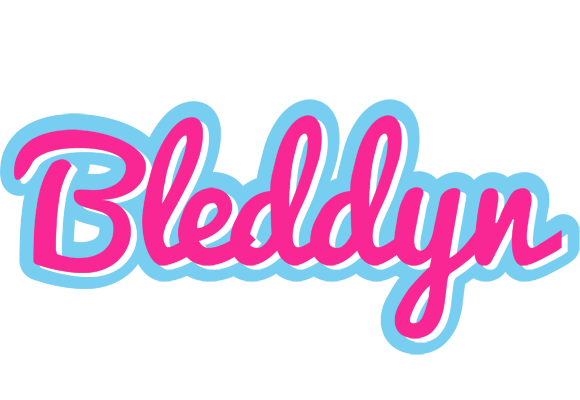 Bleddyn popstar logo