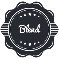 Blend badge logo