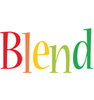 Blend birthday logo