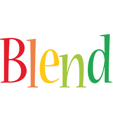 Blend birthday logo