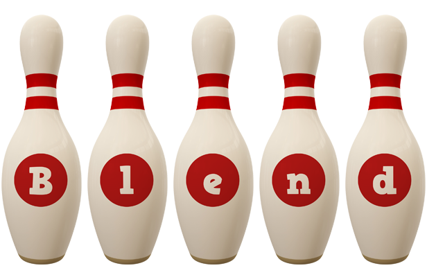 Blend bowling-pin logo