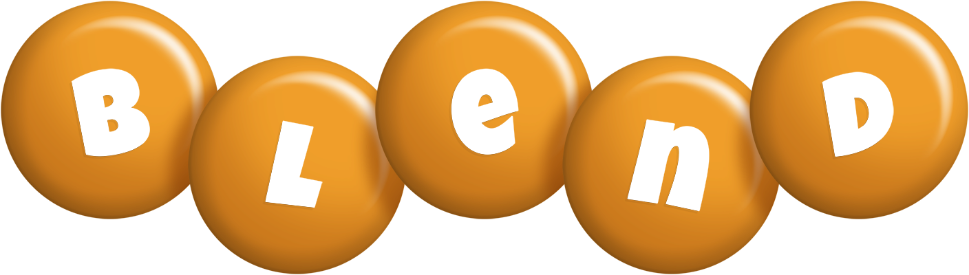 Blend candy-orange logo