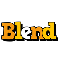 Blend cartoon logo