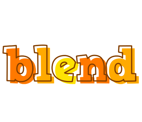 Blend desert logo