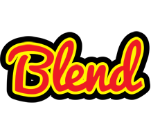 Blend fireman logo