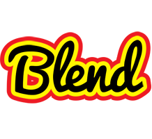 Blend flaming logo