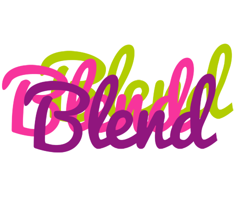Blend flowers logo