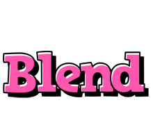 Blend girlish logo