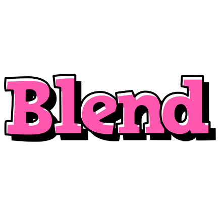 Blend girlish logo