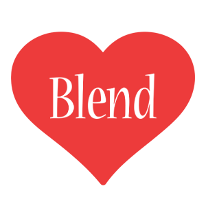 Blend love logo