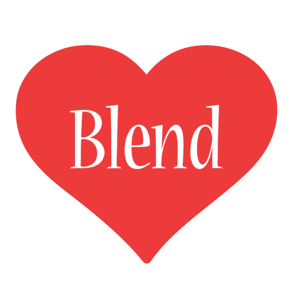 Blend love logo
