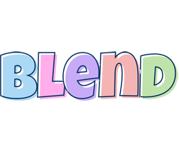 Blend pastel logo