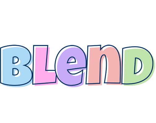Blend pastel logo