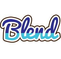 Blend raining logo