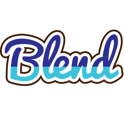 Blend raining logo