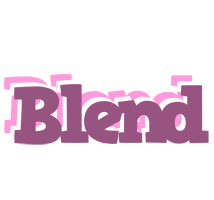 Blend relaxing logo