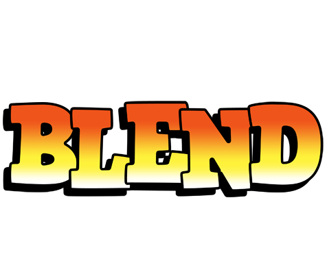 Blend sunset logo