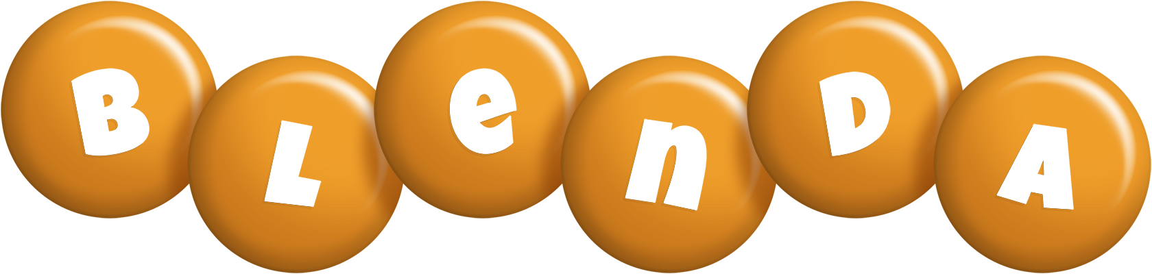 Blenda candy-orange logo