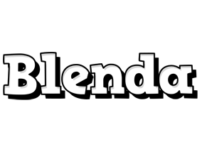 Blenda snowing logo