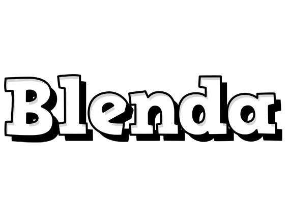 Blenda snowing logo