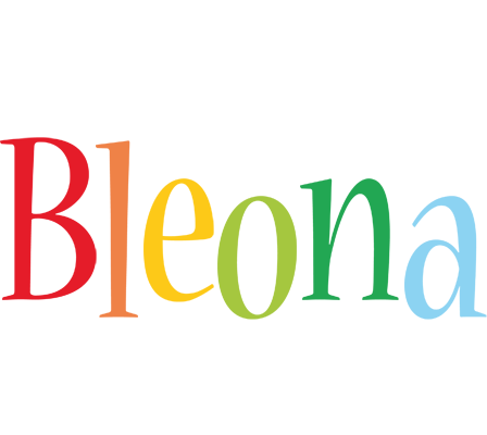 Bleona birthday logo