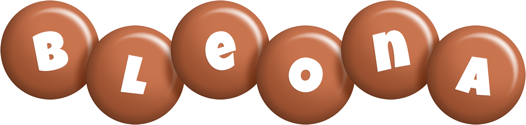 Bleona candy-brown logo