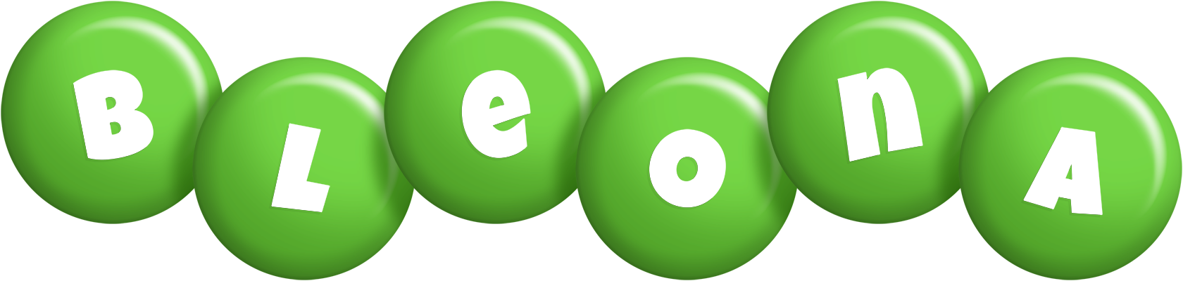 Bleona candy-green logo