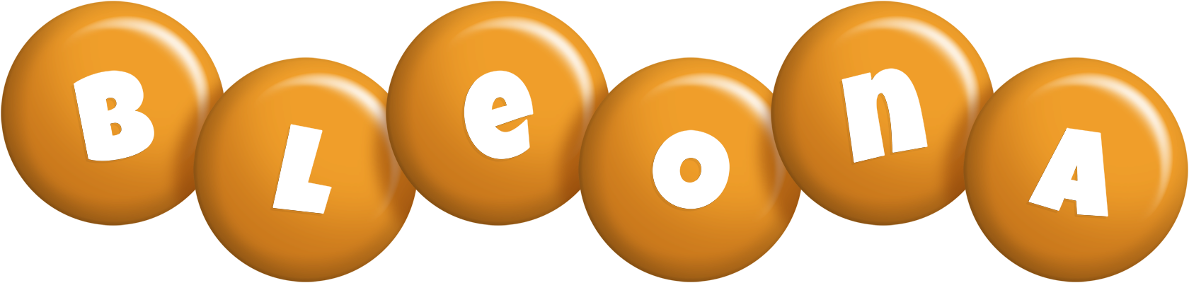 Bleona candy-orange logo