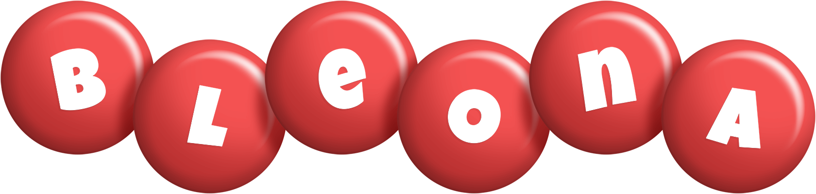 Bleona candy-red logo