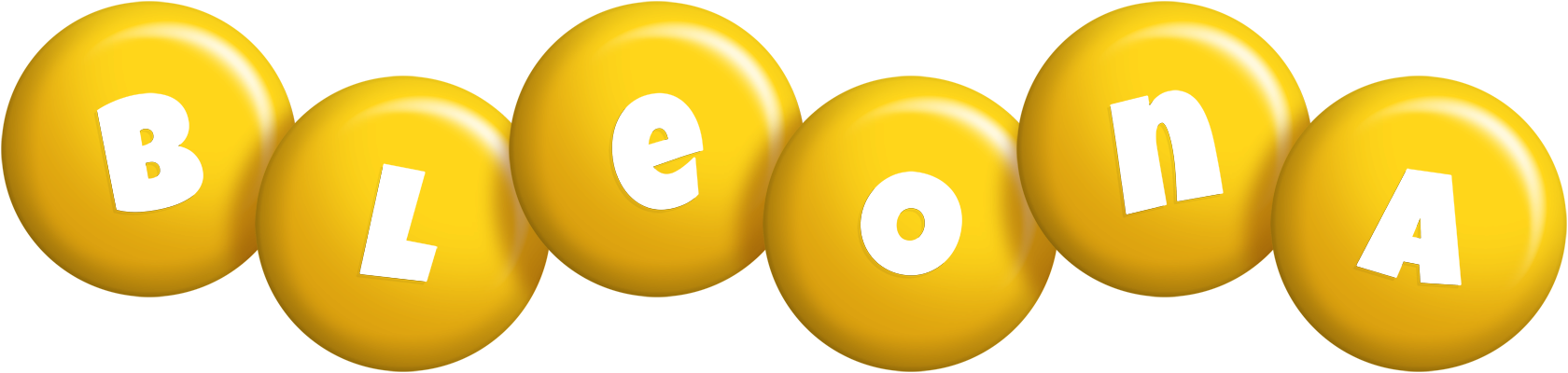 Bleona candy-yellow logo