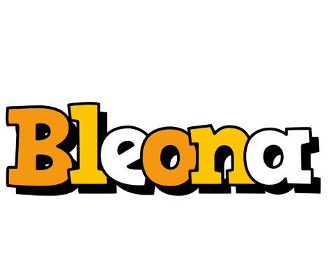 Bleona cartoon logo