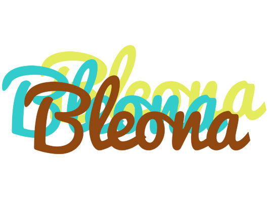 Bleona cupcake logo